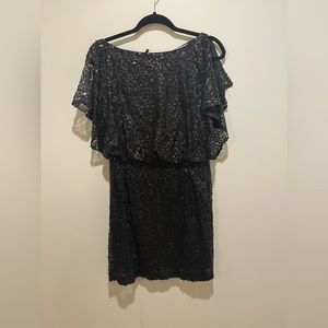 Jessica Simpson Black sequined mini dress